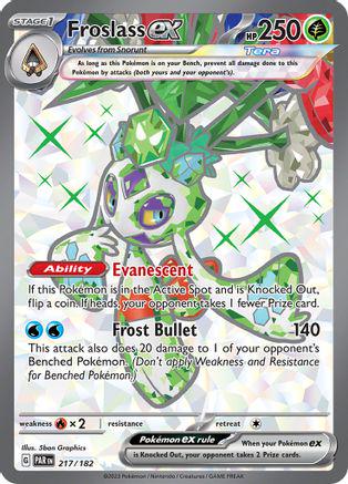Pokémon TCG Froslass ex 217/182 SV04: Paradox Rift UR Full Art Ungraded