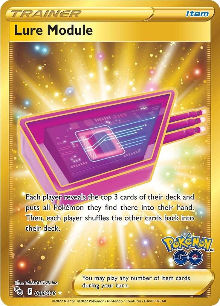 Pokémon TCG Lure Module 088/078 Pokemon GO SR Full Art Ungraded