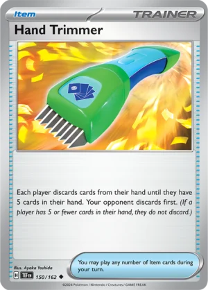 Pokémon TCG SV5: Temporal Forces 150/162 Hand Trimmer Uncommon Ungraded