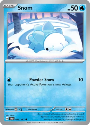 Pokémon TCG SV5: Temporal Forces 045/162 Snom Common Ungraded