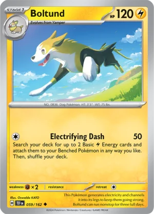 Pokémon TCG SV5: Temporal Forces 059/162 Boltund Uncommon Ungraded