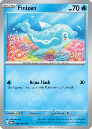 Pokémon TCG SV6: Twilight Masquerade 059/167 Finizen Common Ungraded