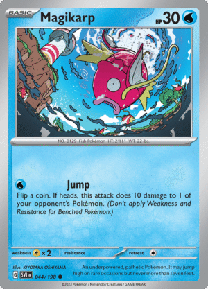 Pokémon TCG SV1: Scarlet & Violet Base 044/198 Magikarp Common Ungraded