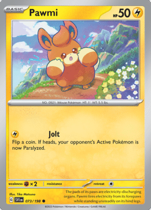 Pokémon TCG SV1: Scarlet & Violet Base 073/198 Pawmi Common Ungraded