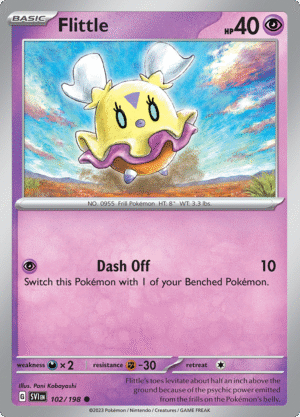 Pokémon TCG SV1: Scarlet & Violet Base 102/198 Flittle Common Ungraded