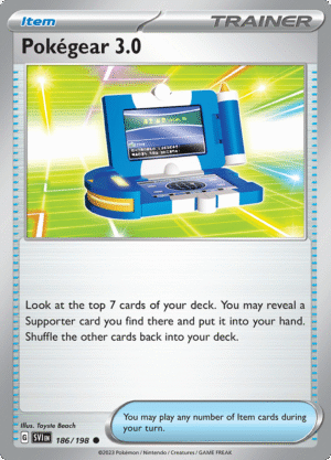 Pokémon TCG SV1: Scarlet & Violet Base 186/198 Pokegear 3.0 Common Ungraded