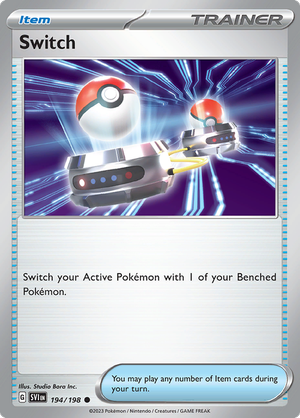 Pokémon TCG SV1: Scarlet & Violet Base 194/198 Switch Common Ungraded