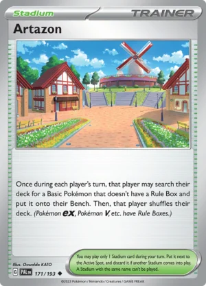 Pokémon TCG SV2: Paldea Evolved 171/193 Artazon Uncommon Ungraded