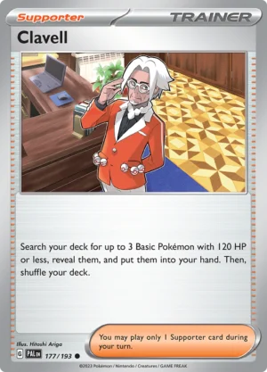 Pokémon TCG SV2: Paldea Evolved 177/193 Clavell Common Ungraded