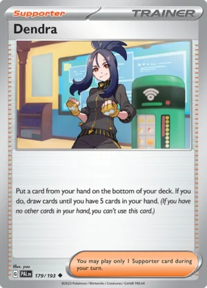 Pokémon TCG SV2: Paldea Evolved 179/193 Dendra Uncommon Ungraded