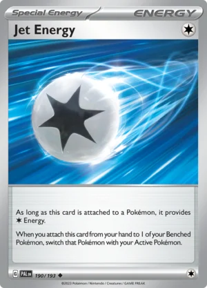 Pokémon TCG SV2: Paldea Evolved 190/193 Jet Energy Uncommon Ungraded