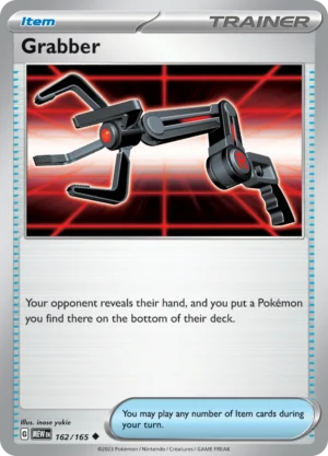 Pokémon TCG SV: Scarlet & Violet 151 162/165 Grabber Uncommon Ungraded