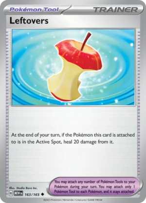 Pokémon TCG SV: Scarlet & Violet 151 163/165 Leftovers Uncommon Ungraded
