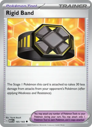 Pokémon TCG SV: Scarlet & Violet 151 165/165 Rigid Band Uncommon Ungraded