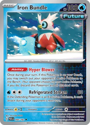 Pokémon TCG SV4: Paradox Rift 056/182 Iron Bundle Uncommon Ungraded