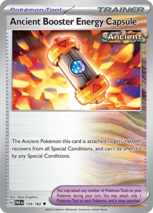Pokémon TCG SV4: Paradox Rift 159/182 Ancient Booster Energy Capsule Uncommon Ungraded