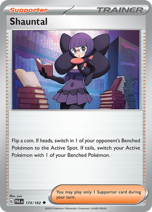 Pokémon TCG SV4: Paradox Rift 174/182 Shauntal Uncommon Ungraded