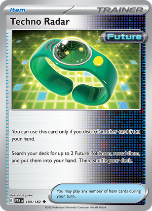 Pokémon TCG SV4: Paradox Rift 180/182 Techno Radar Uncommon Ungraded
