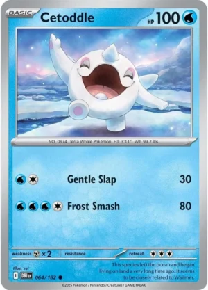 Pokémon TCG SV10: Destined Rivals 064/182 Cetoddle Common Ungraded