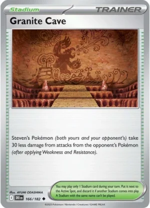 Pokémon TCG SV10: Destined Rivals 166/182 Granite Cave Uncommon Ungraded