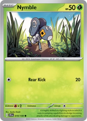 Pokémon TCG SV9: Journey Together 019/159 Nymble Common Ungraded