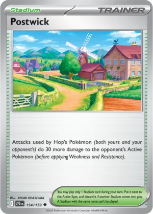 Pokémon TCG SV9: Journey Together 154/159 Postwick Uncommon Ungraded