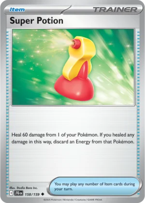 Pokémon TCG SV9: Journey Together 158/159 Super Potion Uncommon Ungraded