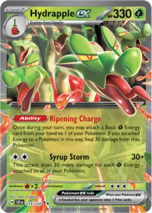 Pokémon TCG SV7: Stellar Crown 014/142 Hydrapple ex Double Rare Ungraded