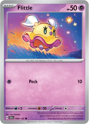 Pokémon TCG SV7: Stellar Crown 068/142 Flittle Common Ungraded