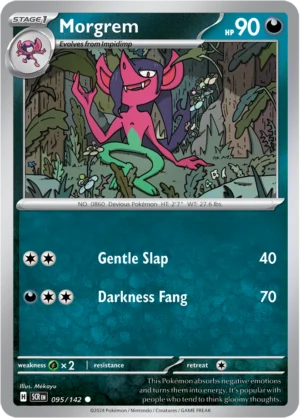 Pokémon TCG SV7: Stellar Crown 095/142 Morgrem Common Ungraded