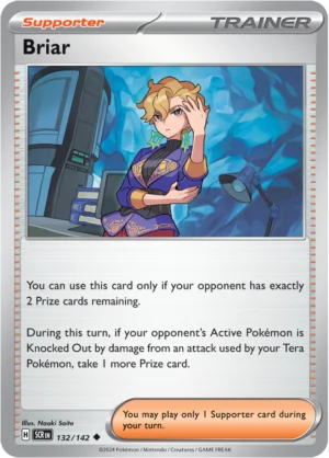 Pokémon TCG SV7: Stellar Crown 132/142 Briar Uncommon Ungraded