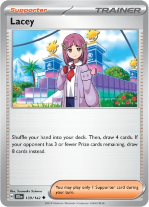 Pokémon TCG SV7: Stellar Crown 139/142 Lacey Uncommon Ungraded
