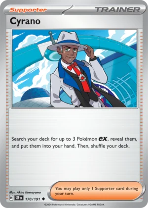 Pokémon TCG SV8: Surging Sparks 170/191 Cyrano Uncommon Ungraded