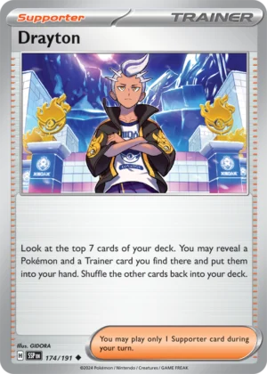Pokémon TCG SV8: Surging Sparks 174/191 Drayton Uncommon Ungraded