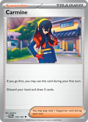 Pokémon TCG SV6: Twilight Masquerade 145/167 Carmine Uncommon Ungraded