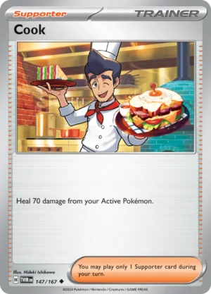 Pokémon TCG SV6: Twilight Masquerade 147/167 Cook Uncommon Ungraded