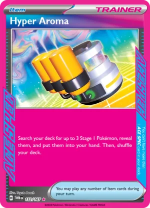 Pokémon TCG SV6: Twilight Masquerade 152/167 Hyper Aroma Ace Spec Ungraded