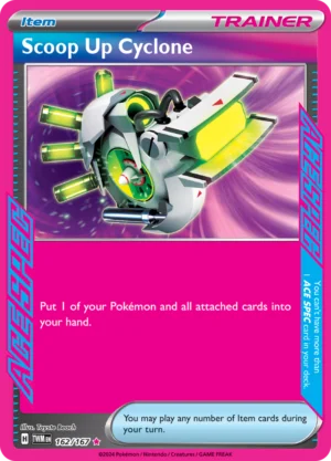 Pokémon TCG SV6: Twilight Masquerade 162/167 Scoop Up Cyclone Ace Spec Ungraded