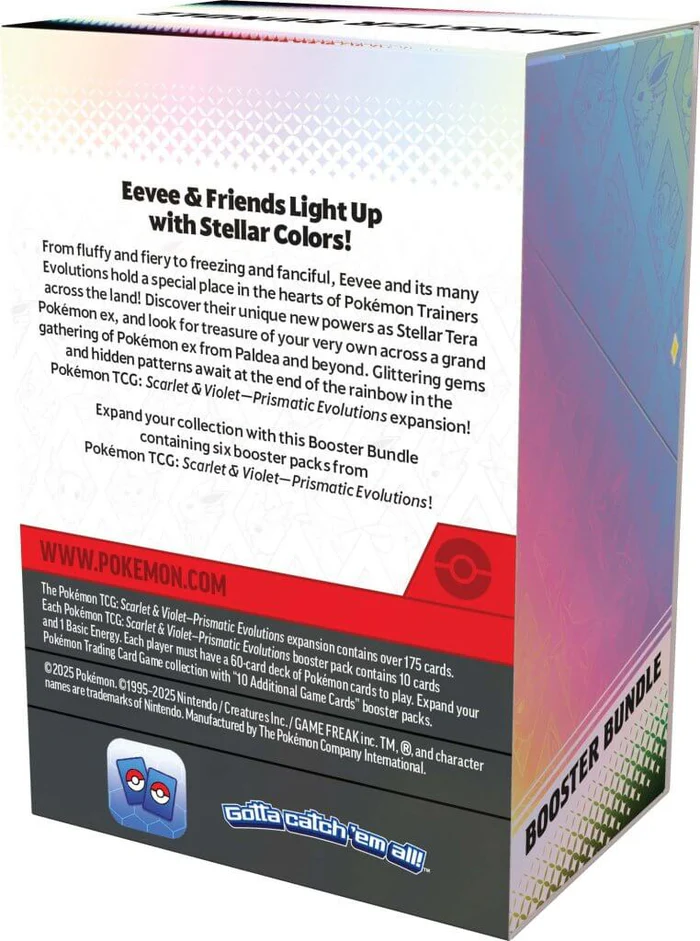 Pokémon TCG Booster Bundle: Prismatic Evolution Booster Bundle Box - Factory Sealed - Image 2