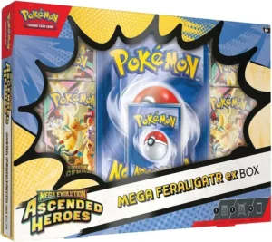 Pokemon TCG: Mega Evolution Ascended Heroes Mega ex Box (Meganium, Emboar, Feraligtr)