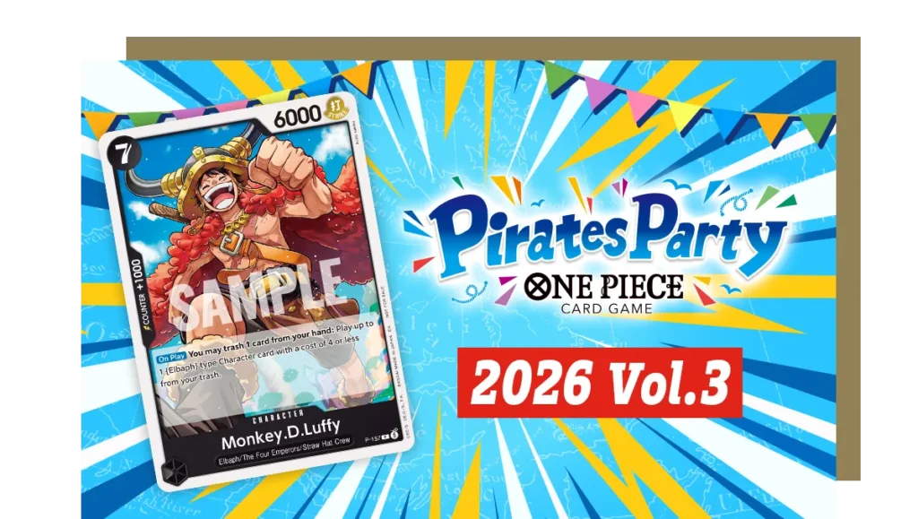 ONE PIECE CARD GAME Pirates Party 2026 Vol.3 Limited Deck Battle